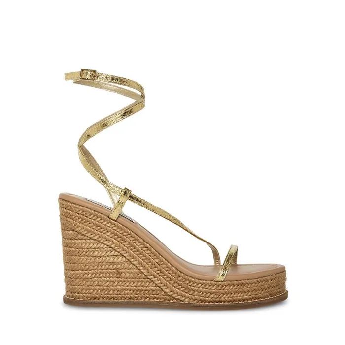 Steve Madden Sommer Gold Womens Sandals