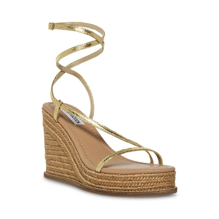Steve Madden Sommer Gold Womens Sandals