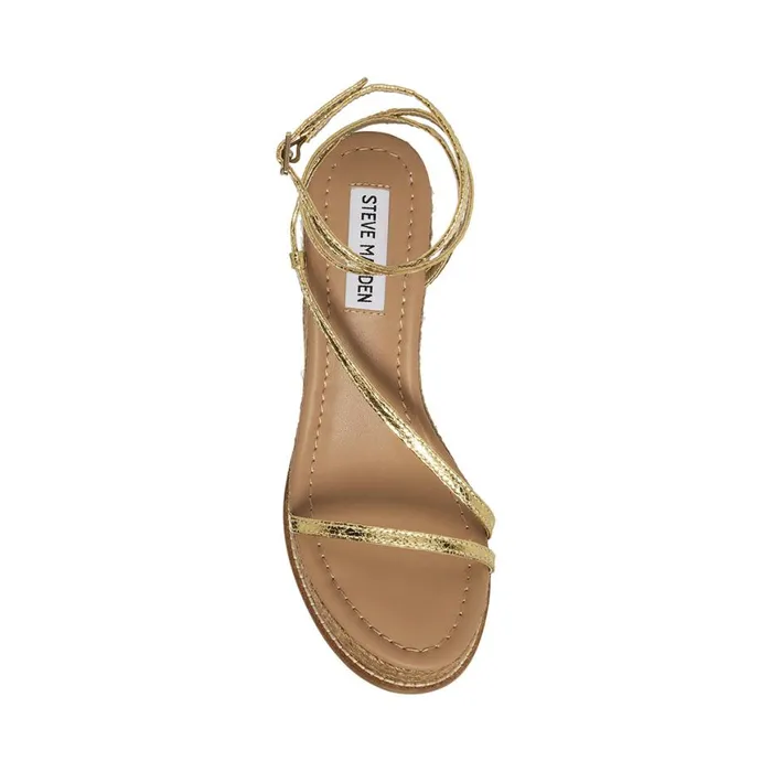 Steve Madden Sommer Gold Womens Sandals