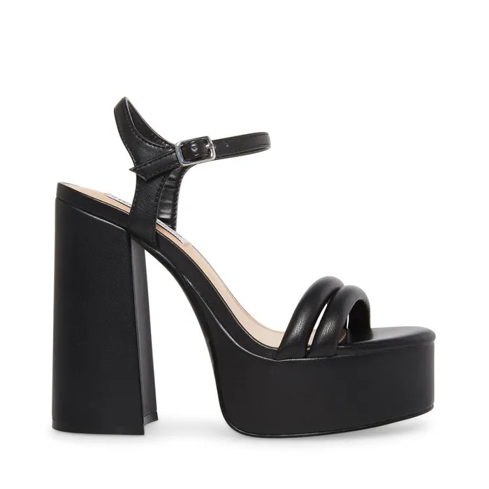 Steve Madden Tille Black Womens Heels