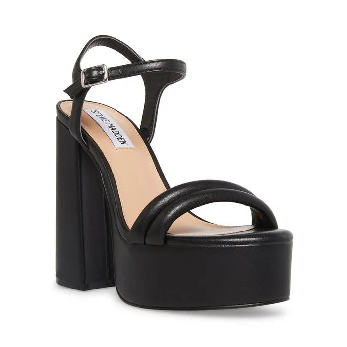 Steve Madden Tille Black Womens Heels
