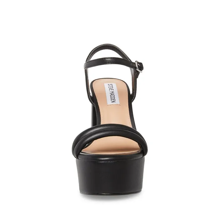 Steve Madden Tille Black Womens Heels