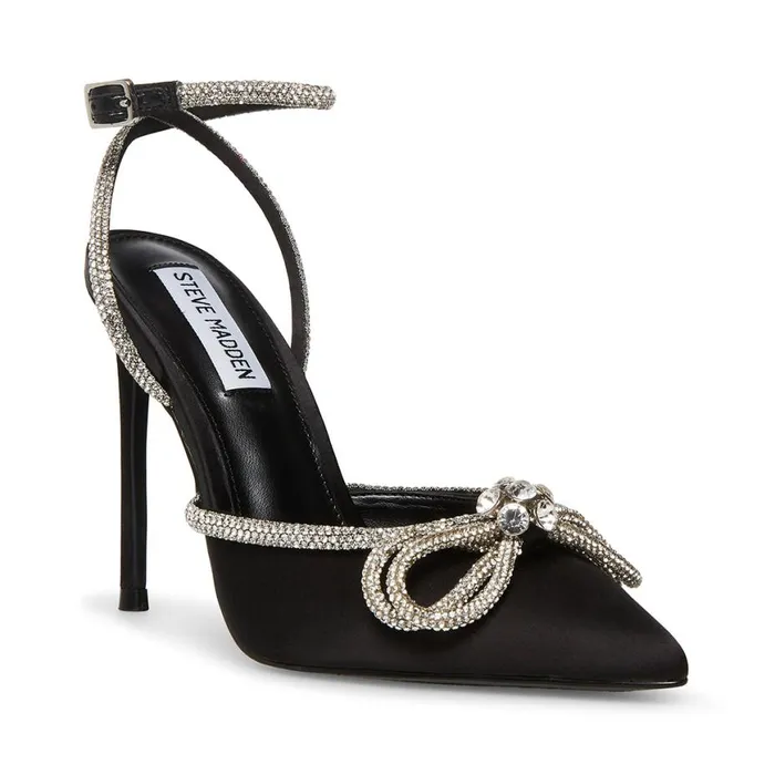 Steve Madden Viable Black Womens Heels