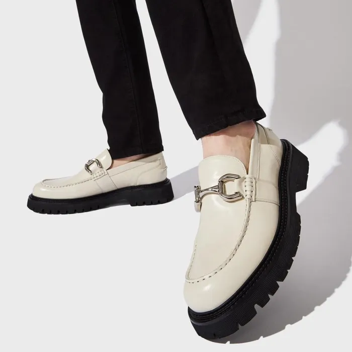 Steve Madden Zylo Bone Mens Loafers
