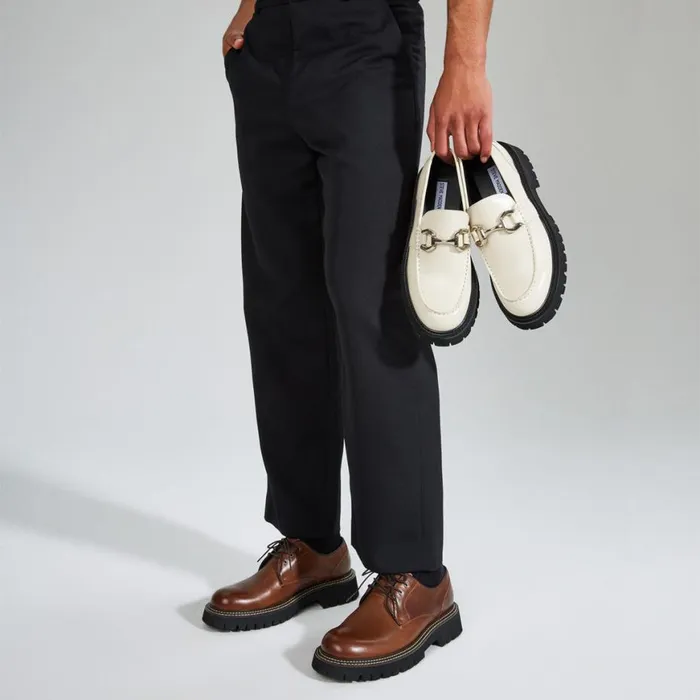 Steve Madden Zylo Bone Mens Loafers