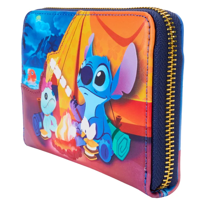 Stitch Camping Cuties Zip Around Wallet Unisex Loungefly Bags and Wallets Stitch Camping Cuties Zip Around Wallet Unisex Loungefly Bags and Wallets