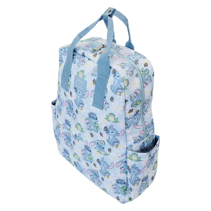 Stitch Springtime Daisy AllOver Print Nylon FullSize Backpack Unisex Loungefly Backpacks Stitch Springtime Daisy AllOver Print Nylon FullSize Backpack Unisex Loungefly Backpacks