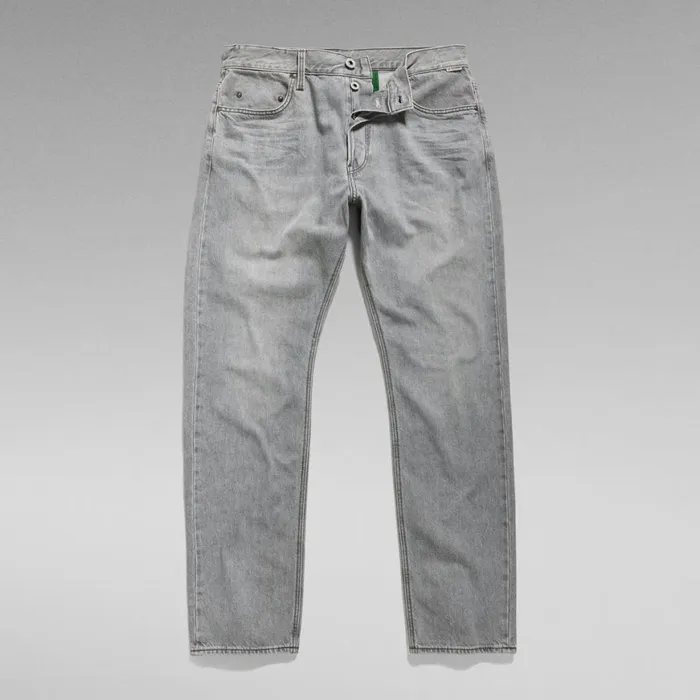 Straight Men GStar RAW Triple A Regular Straight Jeans Faded Grey Limestone