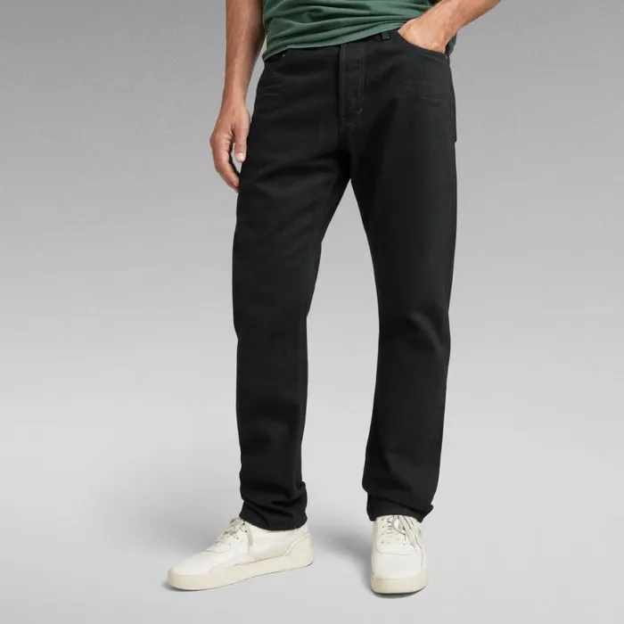 Straight Men GStar RAW Triple A Regular Straight Jeans Pitch Black