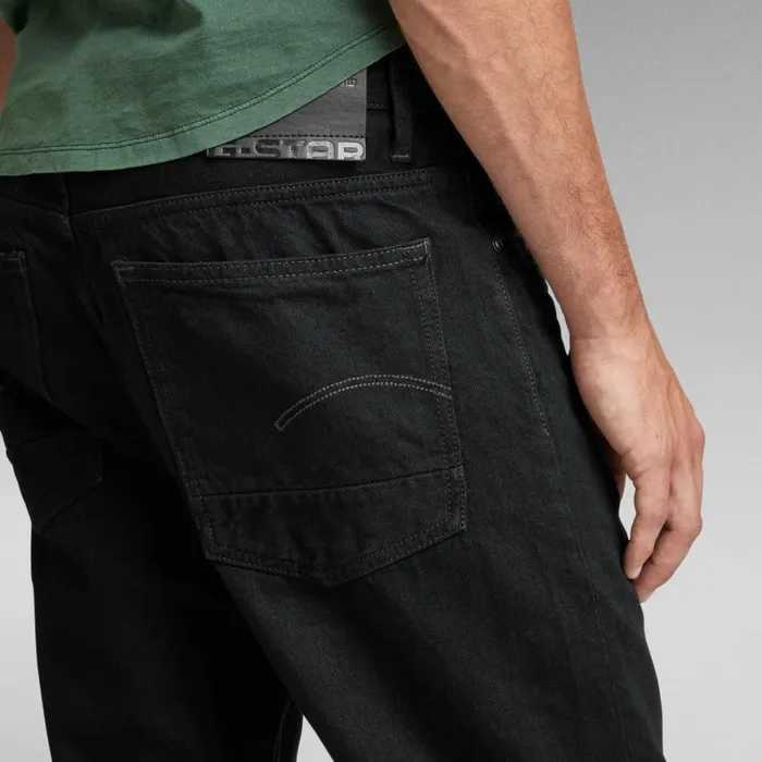 Straight Men GStar RAW Triple A Regular Straight Jeans Pitch Black