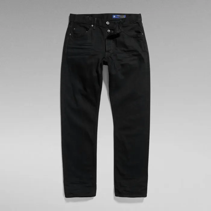 Straight Men GStar RAW Triple A Regular Straight Jeans Pitch Black