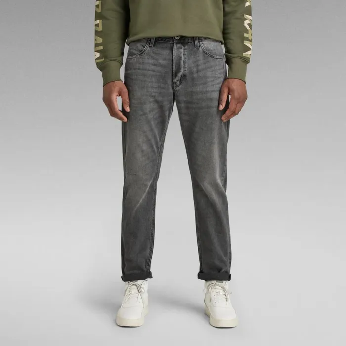 Straight Men GStar RAW Triple A Regular Straight Jeans Worn In Tin Restored