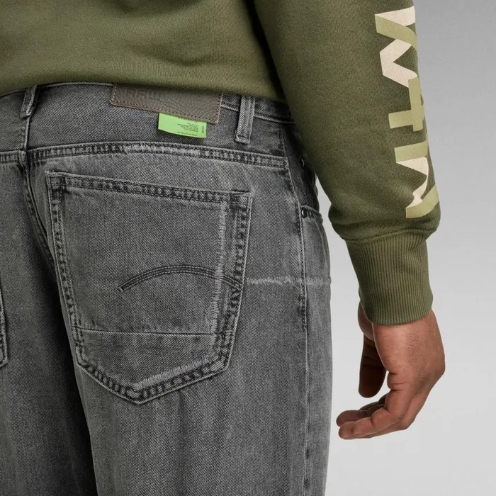 Straight Men GStar RAW Triple A Regular Straight Jeans Worn In Tin Restored