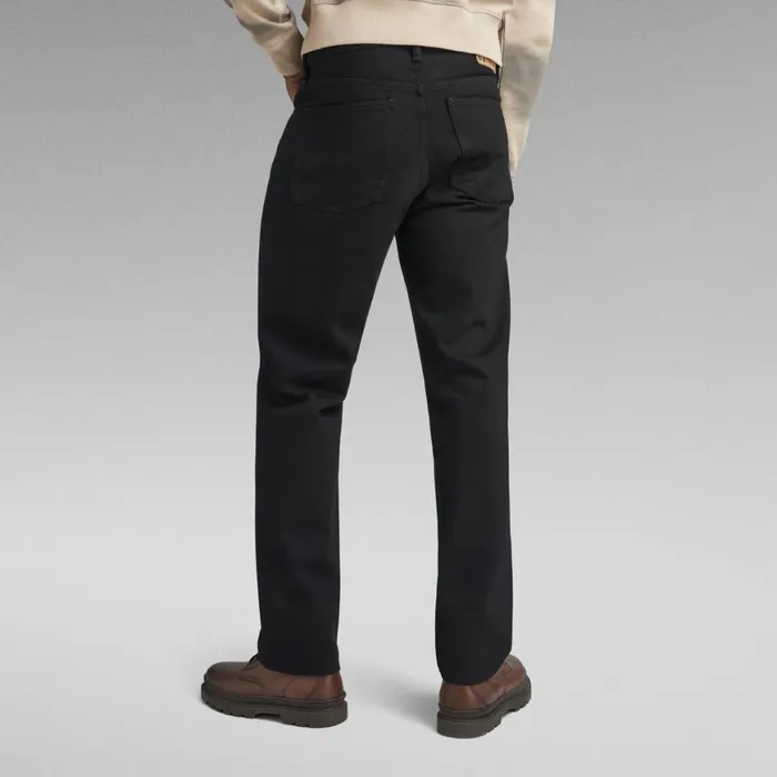 Straight Men GStar RAW Type 49 Relaxed Straight Jeans Pitch Black