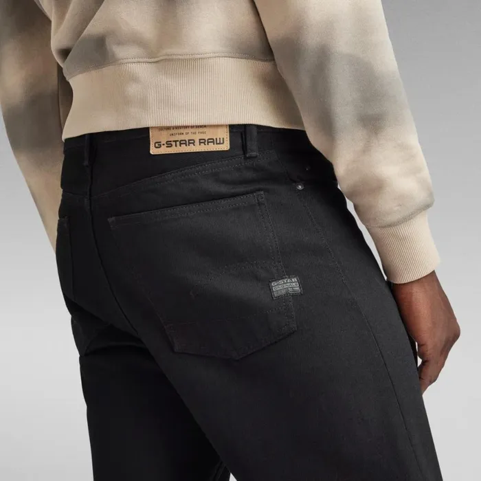 Straight Men GStar RAW Type 49 Relaxed Straight Jeans Pitch Black
