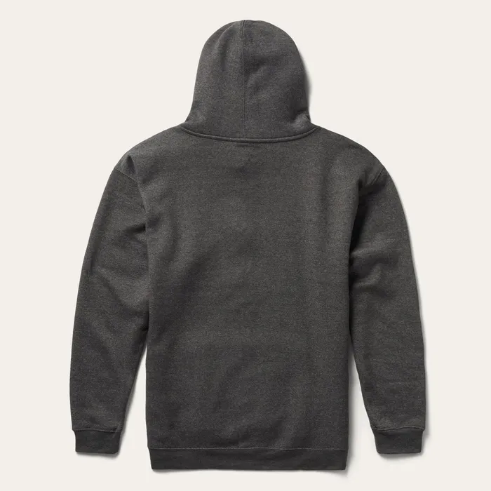 Sweaters and Hoodies Men Stetson Bison Hoodie Grey