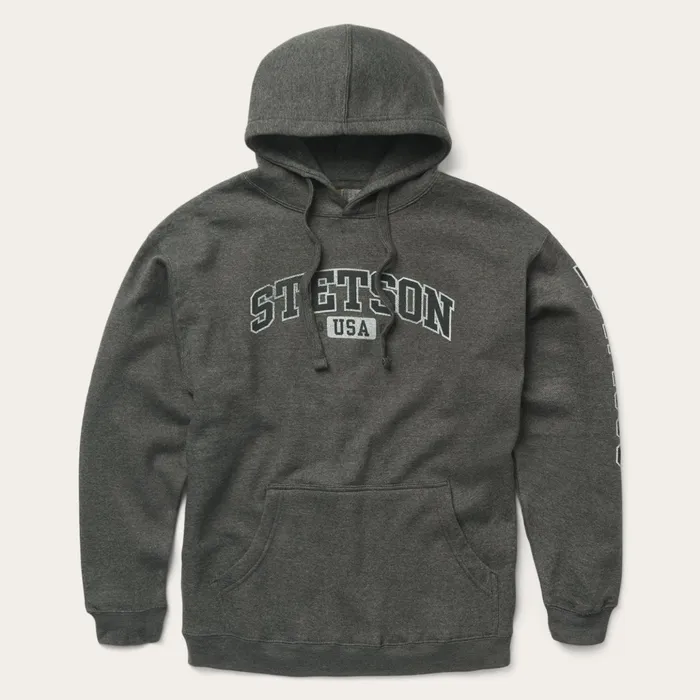 Sweaters and Hoodies Men Stetson Charcoal Heather Fleece Hooded Sweatshirt Grey Sweaters and Hoodies Men Stetson Charcoal Heather Fleece Hooded Sweatshirt Grey