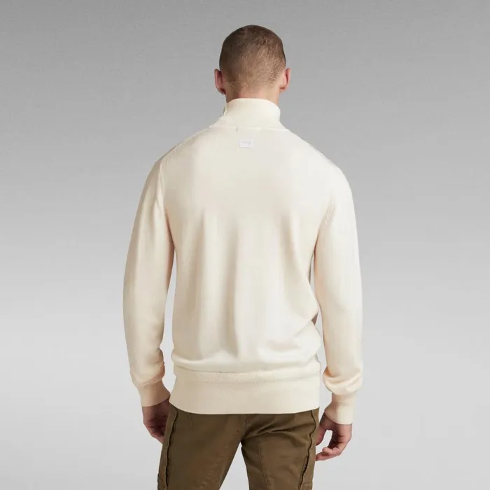 Sweaters Men GStar RAW Premium Core Turtle Knit Eggnog