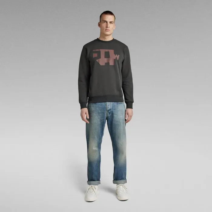 Sweatshirts and Hoodies Men GStar RAW Abstract RAW Sweater Cloack