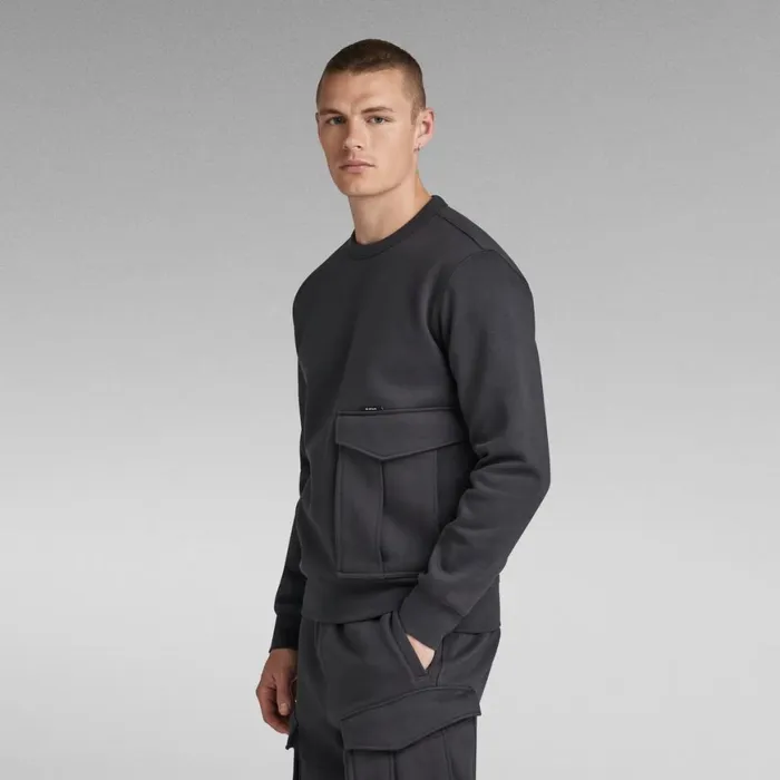 Sweatshirts and Hoodies Men GStar RAW Cargo Sweater Shadow