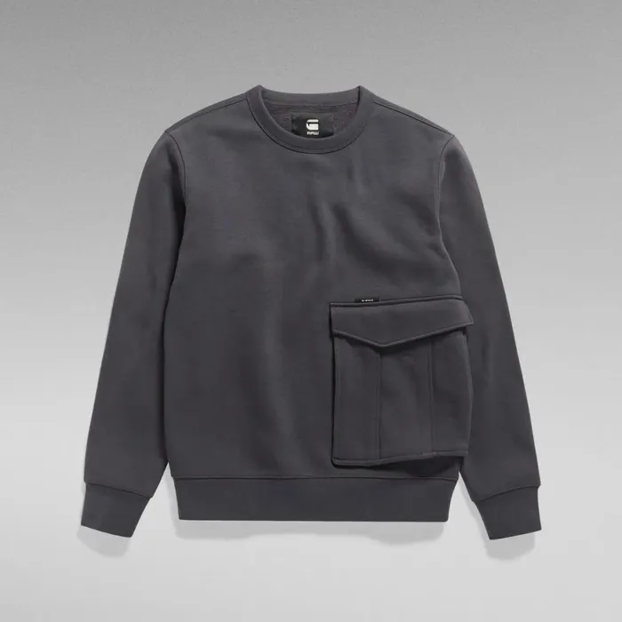 Sweatshirts and Hoodies Men GStar RAW Cargo Sweater Shadow