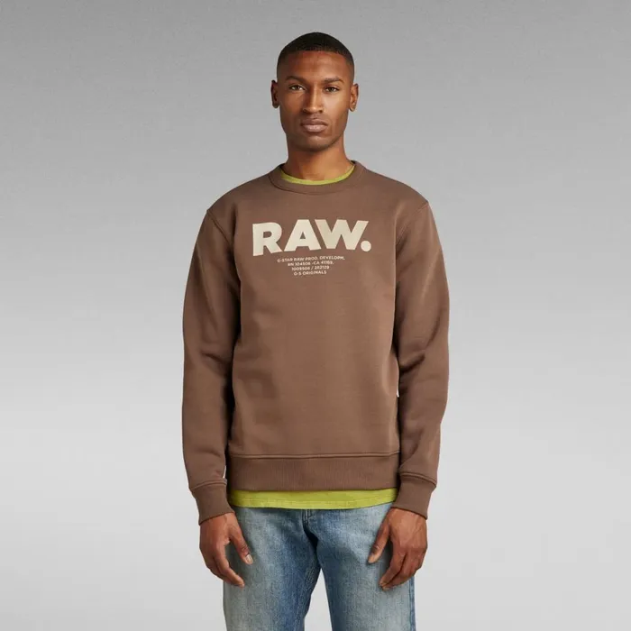 Sweatshirts and Hoodies Men GStar RAW Multi Colored RAW Sweater Rain Drum