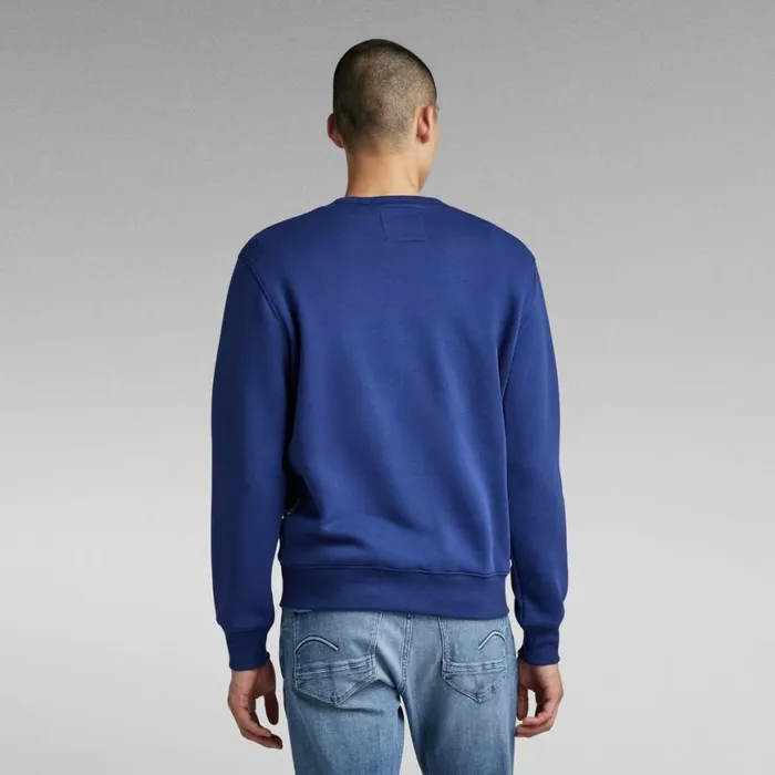 Sweatshirts and Hoodies Men GStar RAW Originals Sweater Ballpen Blue
