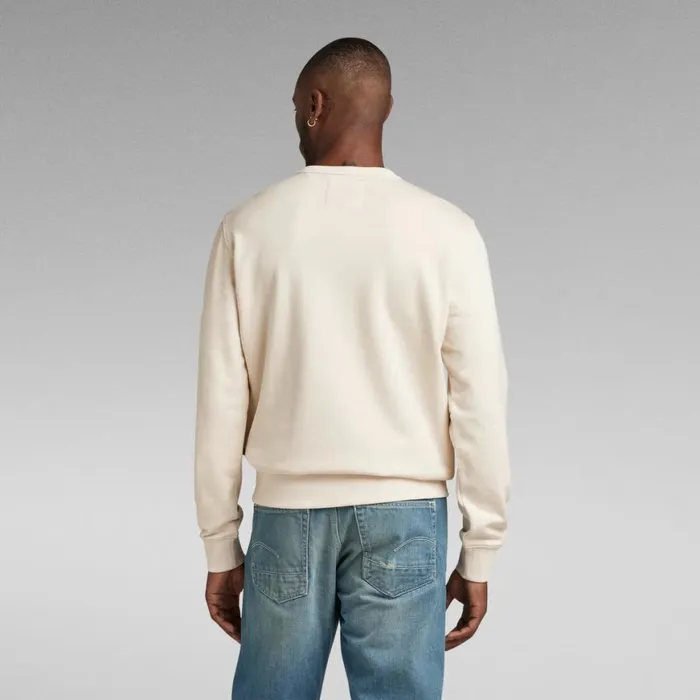 Sweatshirts and Hoodies Men GStar RAW RAW Sweater Ecru