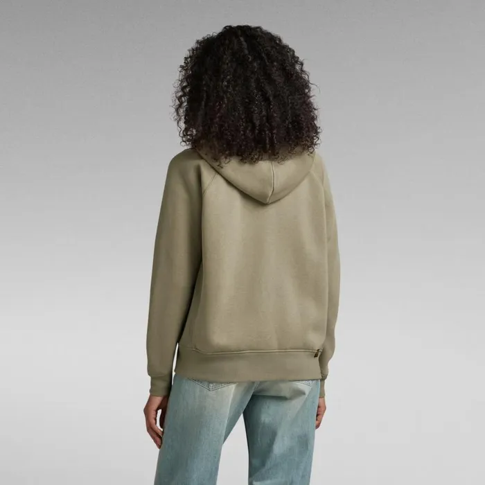 Sweatshirts and Hoodies Women GStar RAW Premium Core 21 Zip Thru Hoodie Shamrock