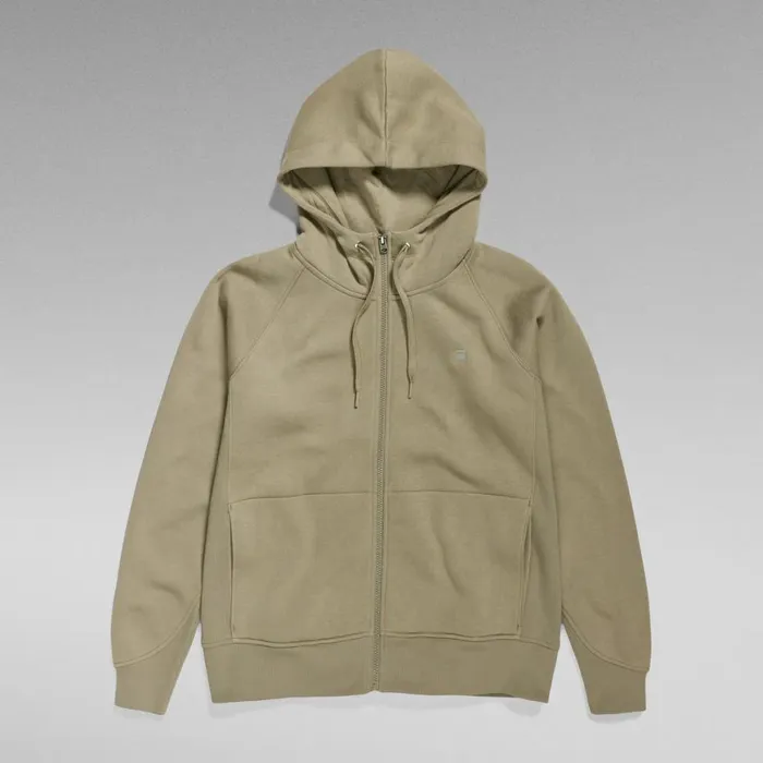 Sweatshirts and Hoodies Women GStar RAW Premium Core 21 Zip Thru Hoodie Shamrock