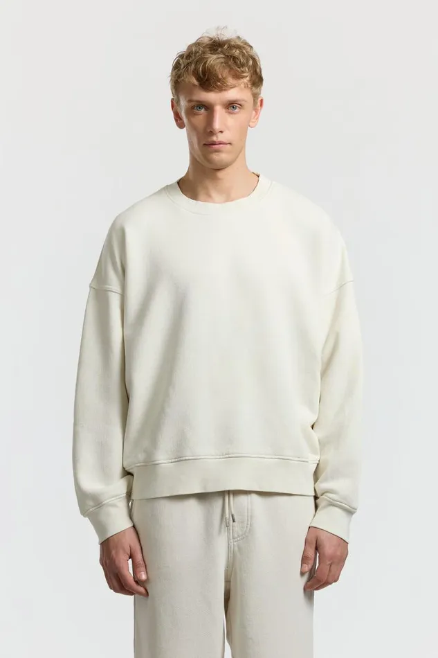 Sweatshirts Men COTTON CITIZEN Boston Crew Vintage Bone Sweatshirts Men COTTON CITIZEN Boston Crew Vintage Bone