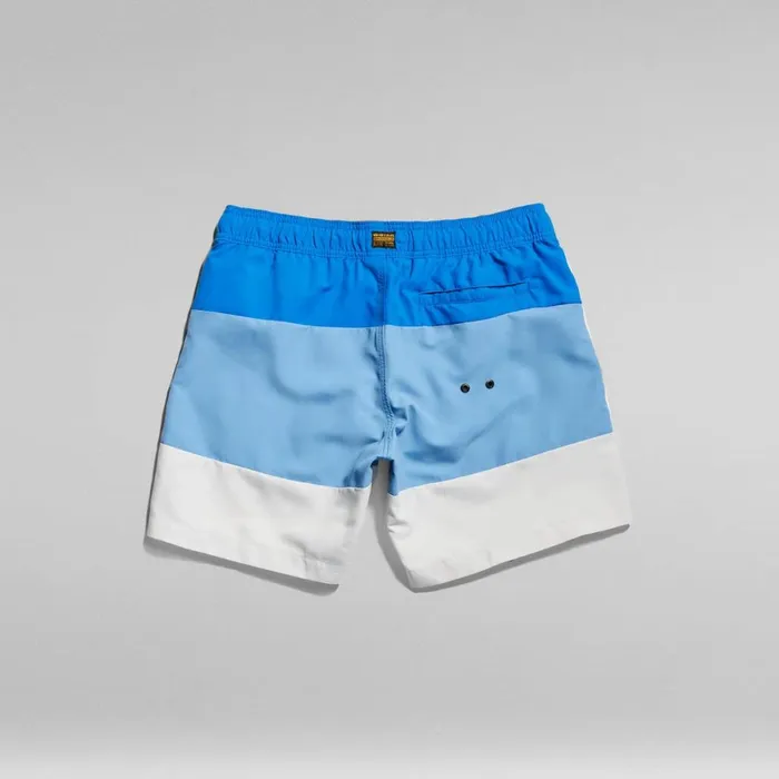Swimwear Men GStar RAW Dirik Color Block Swim Shorts Lapis Blue