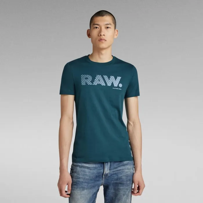 TShirts and Polos Men GStar RAW 3D Raw Logo Slim TShirt Midnight Blue