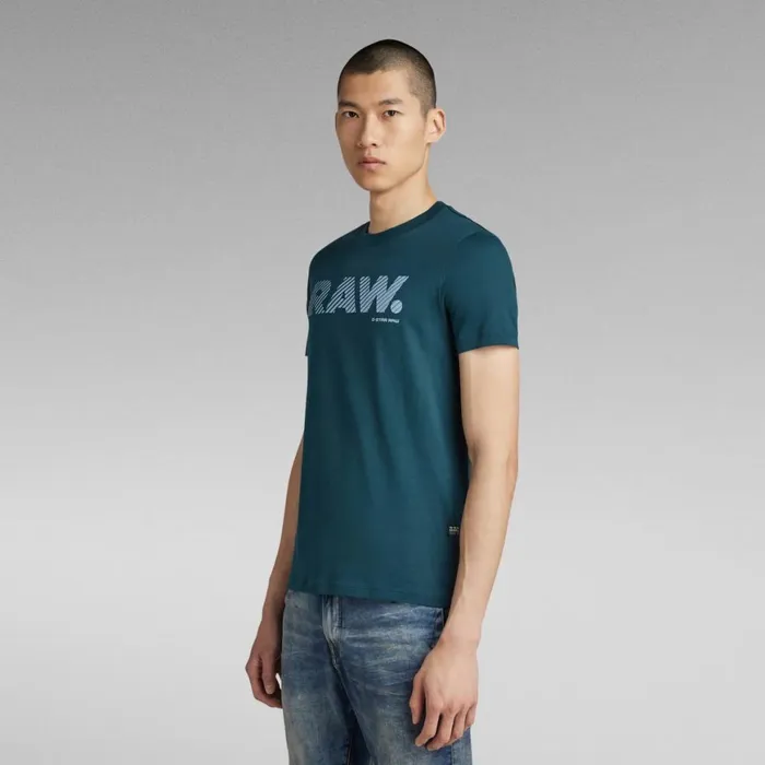 TShirts and Polos Men GStar RAW 3D Raw Logo Slim TShirt Midnight Blue