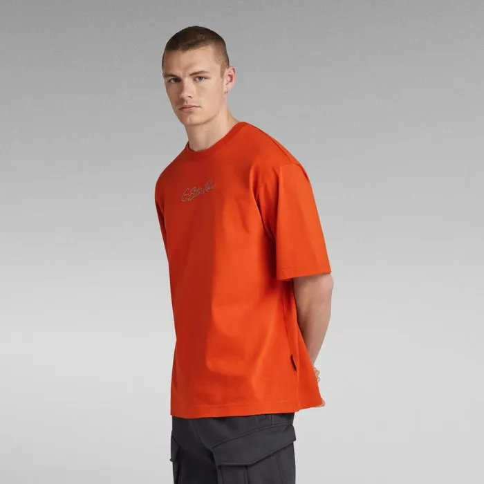 TShirts and Polos Men GStar RAW Autograph Boxy TShirt Rooibos Tea