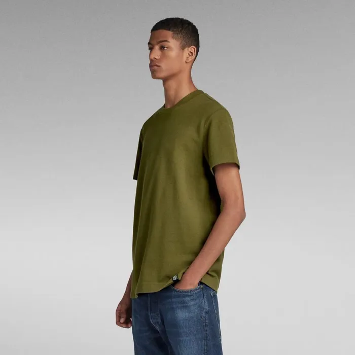 TShirts and Polos Men GStar RAW Essential Pique TShirt Dark Olive