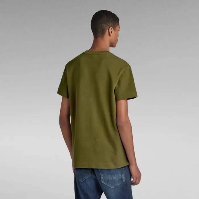 TShirts and Polos Men GStar RAW Essential Pique TShirt Dark Olive