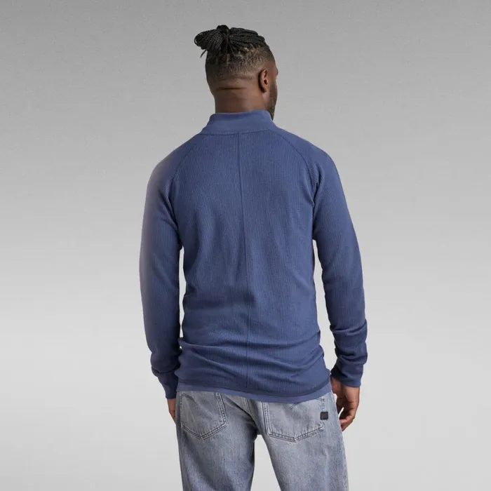 TShirts and Polos Men GStar RAW Jirgi Slim Zip Tweeter Rank Blue