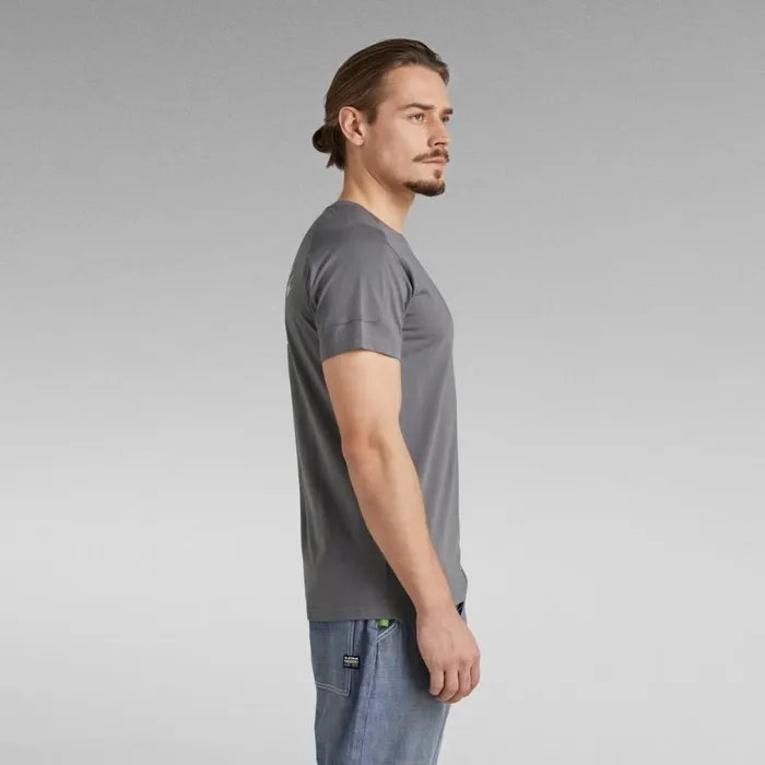 TShirts and Polos Men GStar RAW Korpaz Logos Graphic TShirt Granite