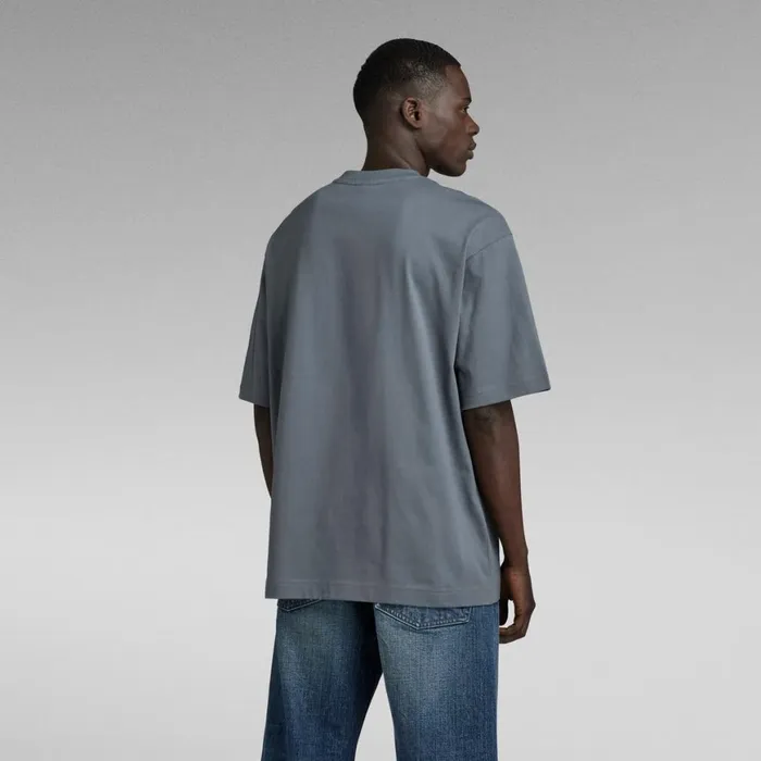 TShirts and Polos Men GStar RAW Old School Logo Boxy TShirt Axis