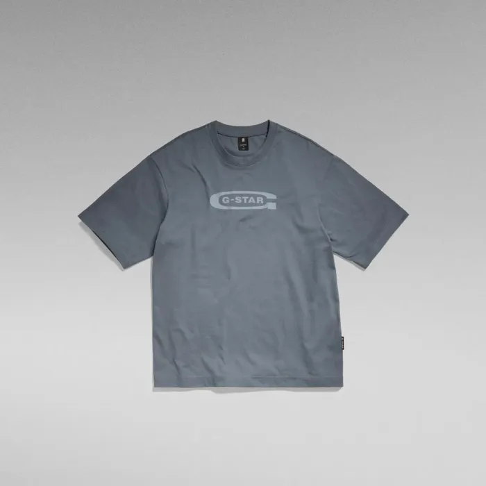 TShirts and Polos Men GStar RAW Old School Logo Boxy TShirt Axis