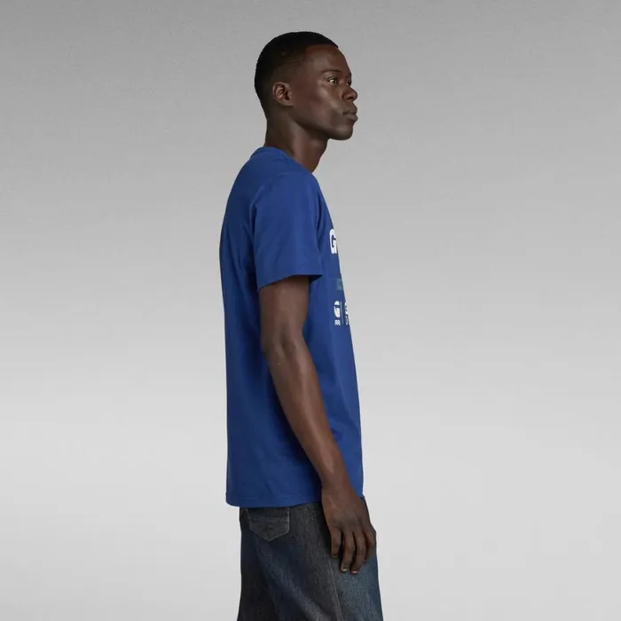 TShirts and Polos Men GStar RAW Old Skool Originals TShirt Ballpen Blue