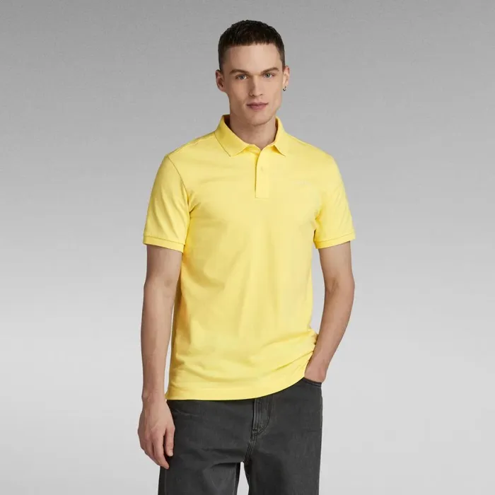 TShirts and Polos Men GStar RAW Oluv Slim Polo Lemonade