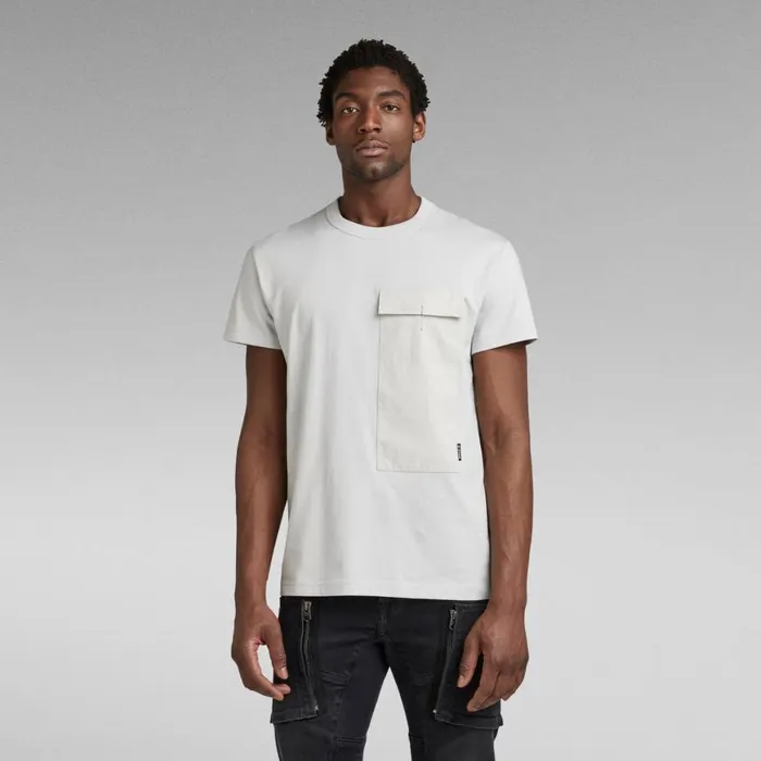 TShirts and Polos Men GStar RAW Pocket TShirt Cool Grey