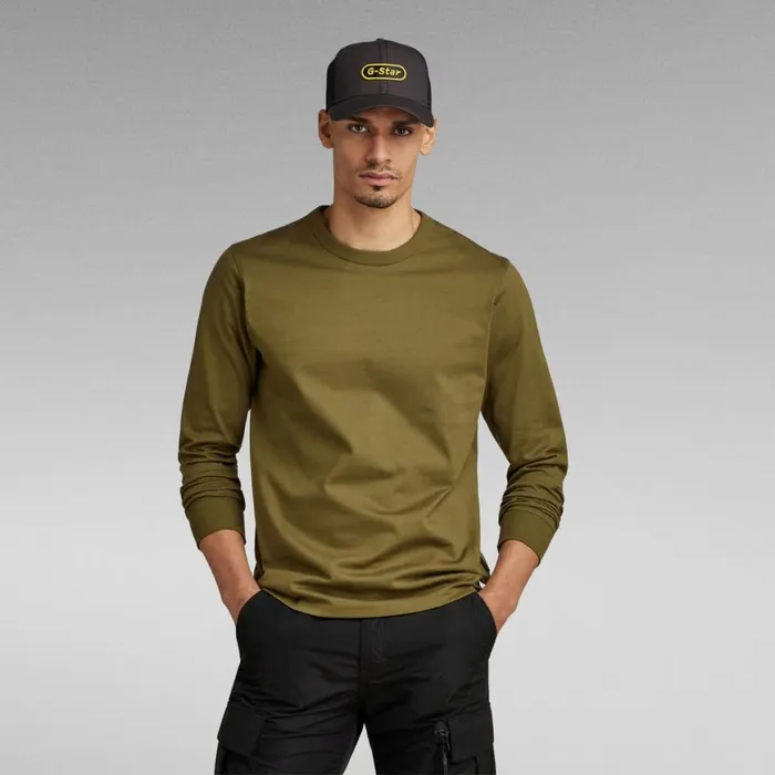 TShirts and Polos Men GStar RAW Premium Base TShirt Dark Olive