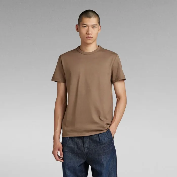 TShirts and Polos Men GStar RAW Premium Base TShirt Deep Walnut