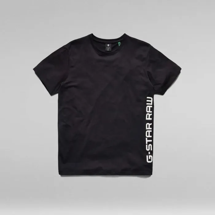 TShirts and Polos Men GStar RAW Side Logo TShirt Dark Black