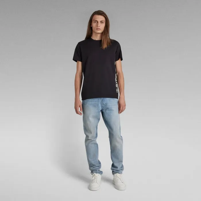 TShirts and Polos Men GStar RAW Side Logo TShirt Dark Black
