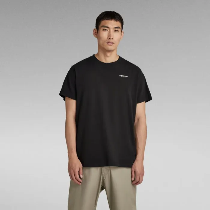 TShirts and Polos Men GStar RAW Tape Loose TShirt Dark Black
