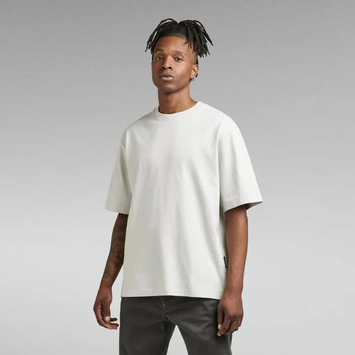TShirts and Polos Men GStar RAW Utility Mix Boxy TShirt Cool Grey